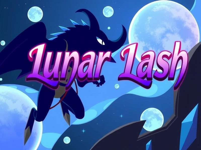 Lunar Lash - Cosmic Adventure Game Lunar Lash Game Cover Art