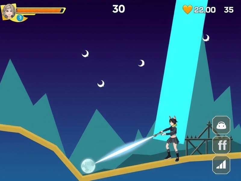 Exciting Gameplay of Lunar Lash Lunar Lash Gameplay Screenshot